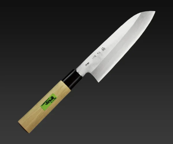 Sakai Tōji – Shigemitsu Santoku Knife (Double-edged, 180mm)