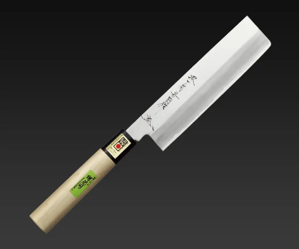 Sakai Tōji – Iwakunisaku Nakiri Knife (Double-edged,180mm）